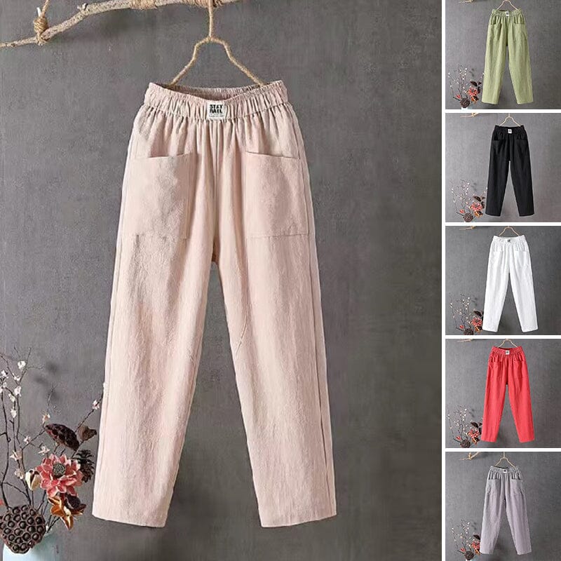 FREYA | Linen blend Trousers