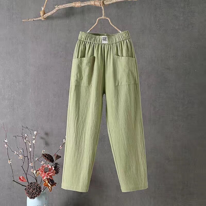 FREYA | Linen blend Trousers