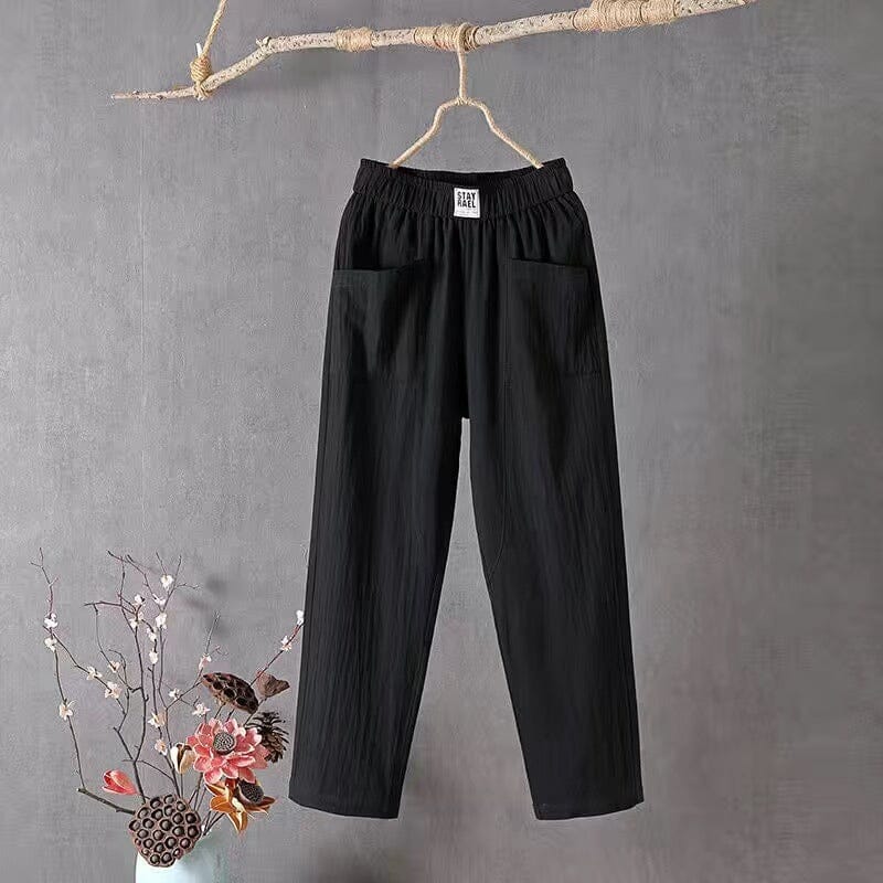 FREYA | Linen blend Trousers