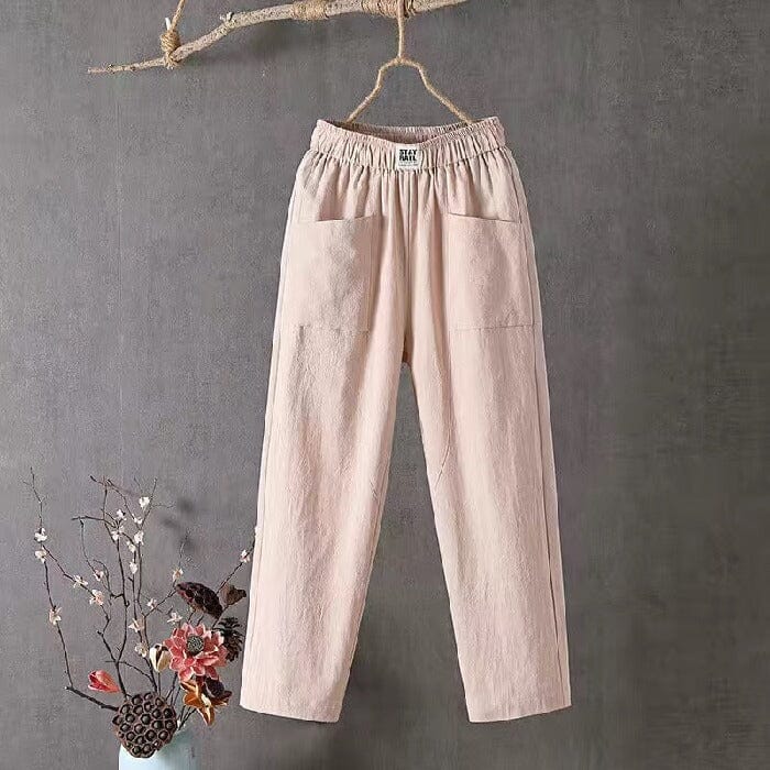 FREYA | Linen blend Trousers