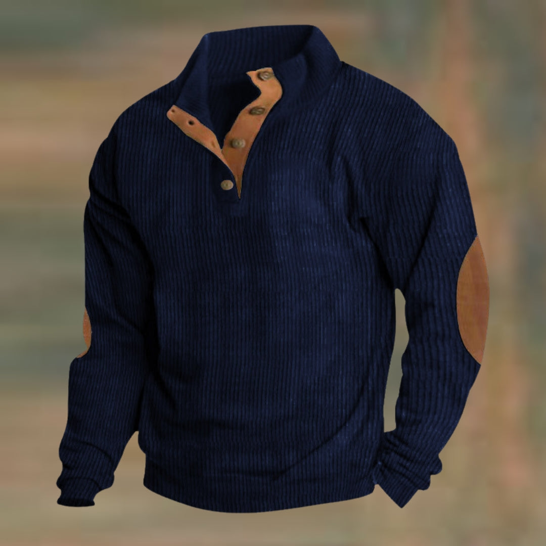 FRED | Men's warm jumper with buttons