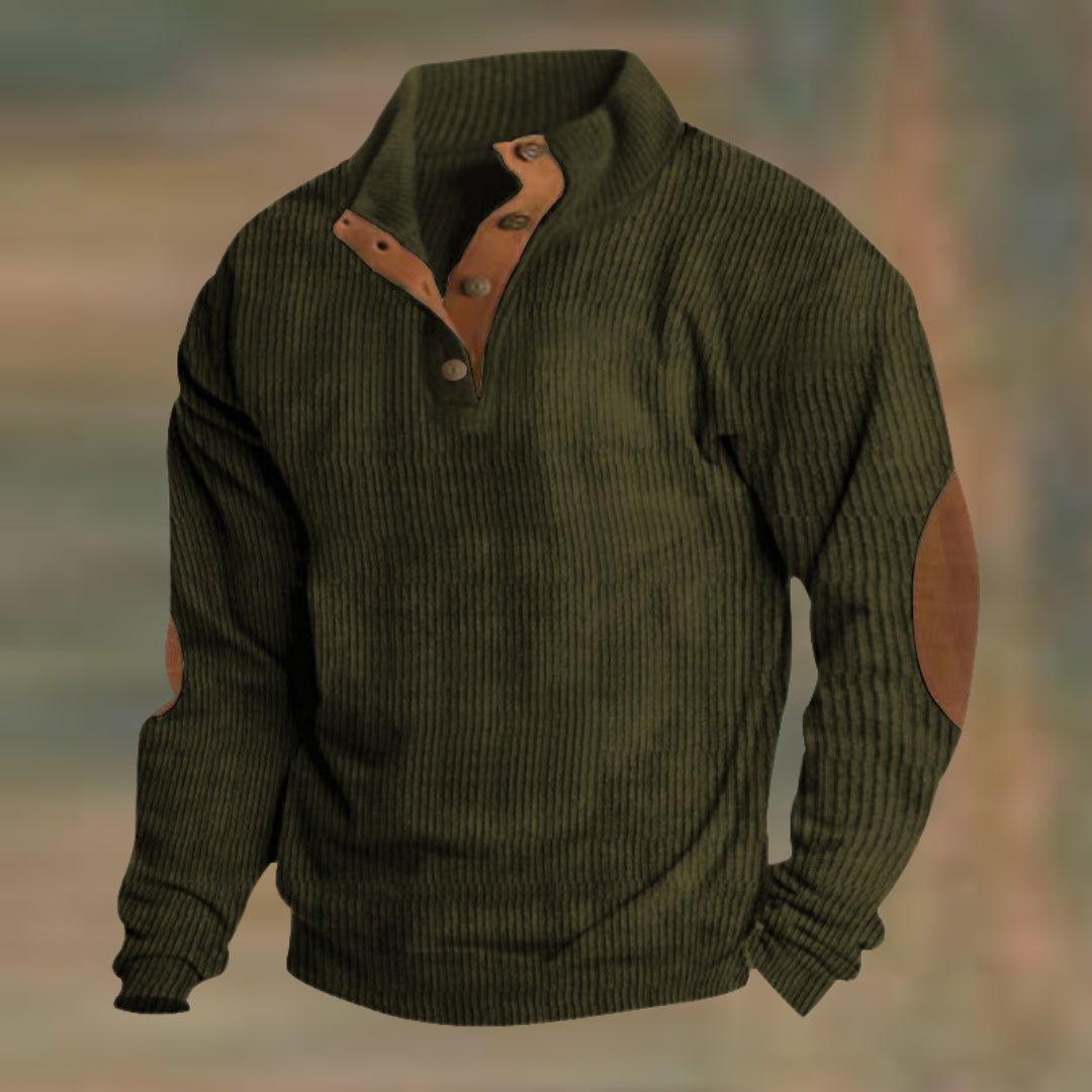 FRED | Men's warm jumper with buttons