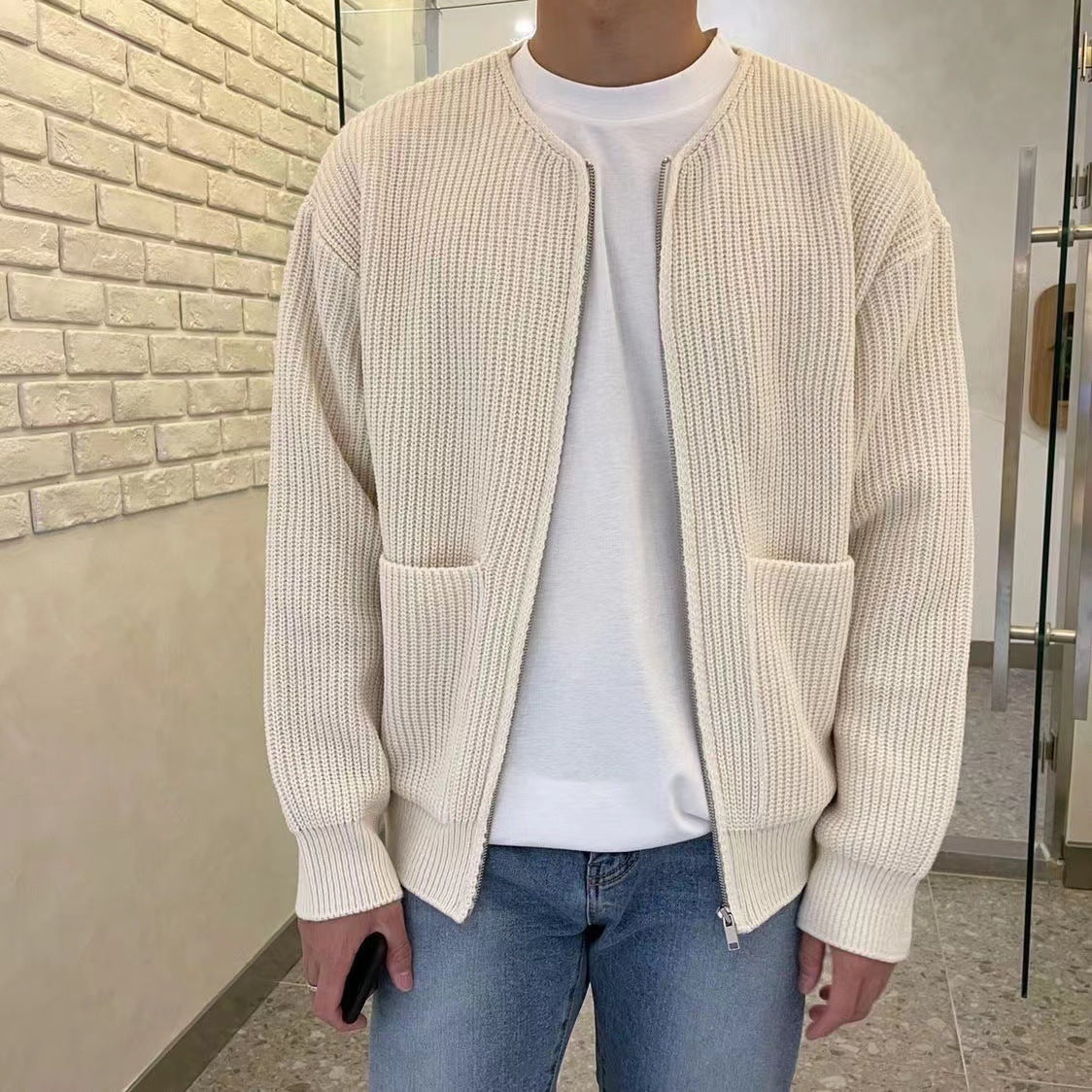 DANI | Men's refined jumper with zip