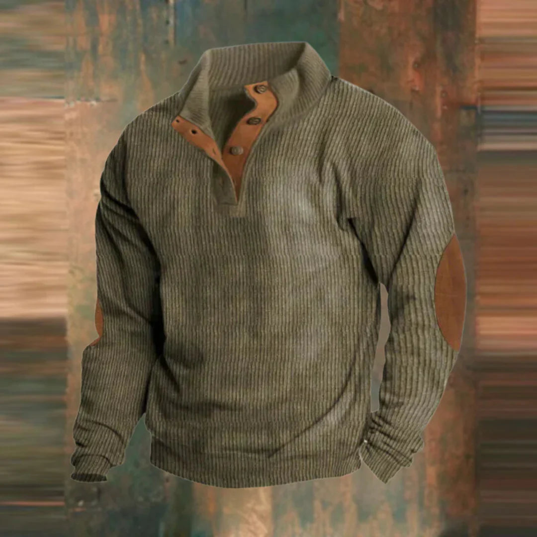 FRED | Men's warm jumper with buttons