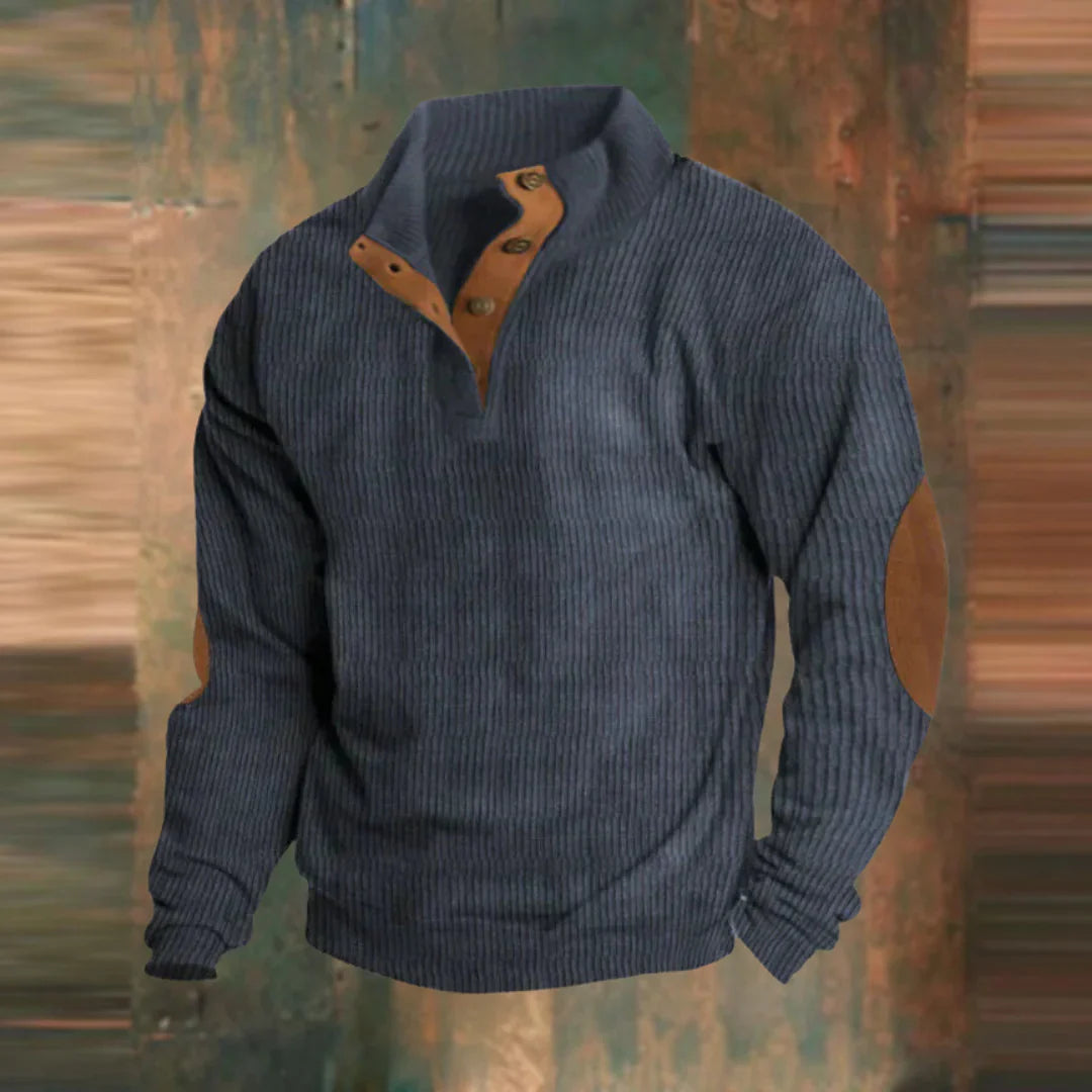 FRED | Men's warm jumper with buttons