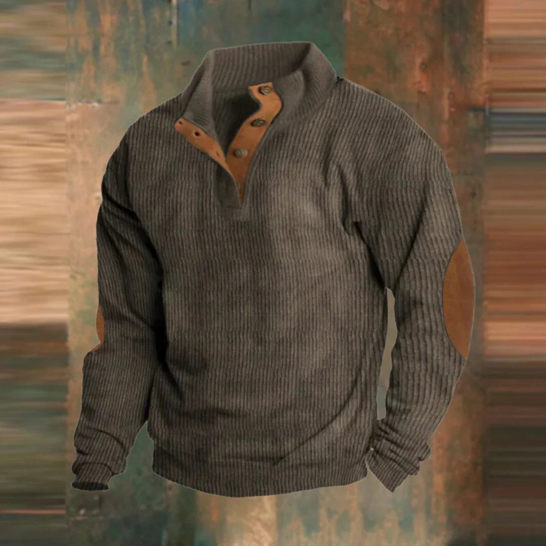 FRED | Men's warm jumper with buttons