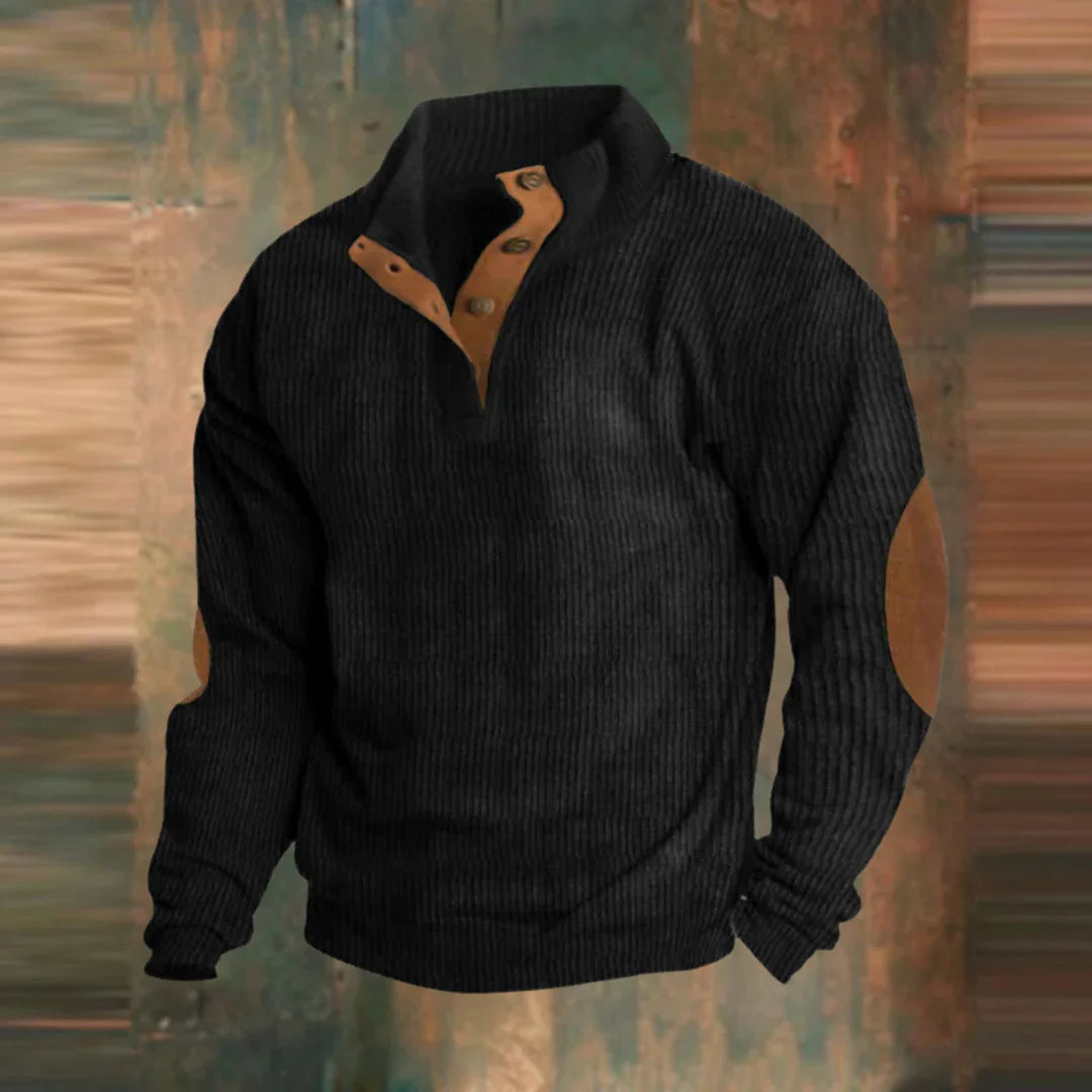 FRED | Men's warm jumper with buttons